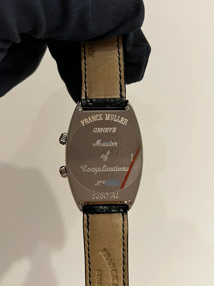 Franck Muller Cintrée Curvex Big Ben Alarm White Gold